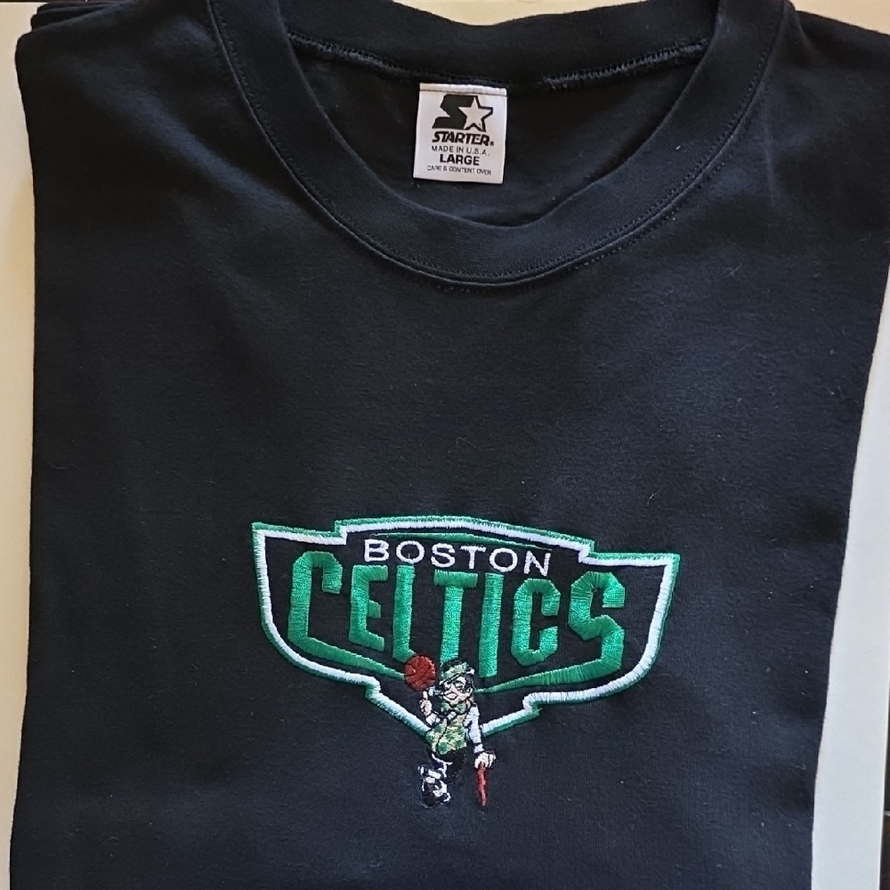 Boston Celtics Black T-Shirt.